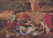 Nicolas Poussin Beweinung Christi oil